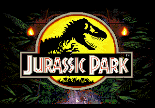 Заставка игры Jurassic Park